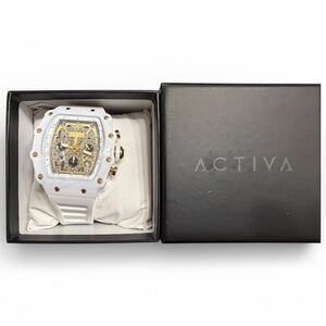 Invicta Men's 44.3mm Skeleton Dial White Watch
